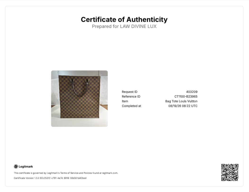 Louis Vuitton Sac Plat Tote Bag B23965