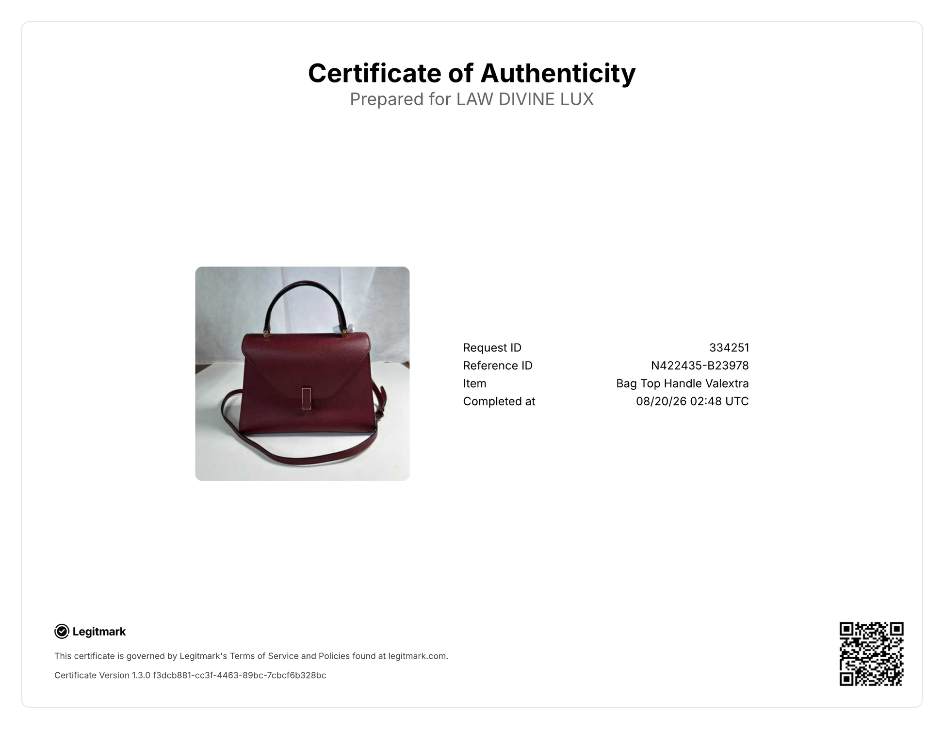 Valextra Iside Medium Bag twins B23978