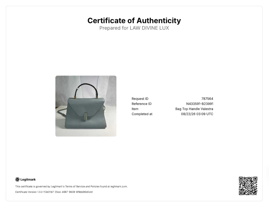 Valextra Iside Top Handle Bag B23991