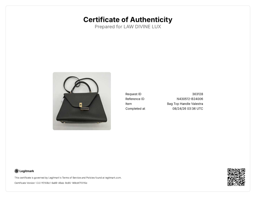 Valextra Iside Medium Handle Bag B24006