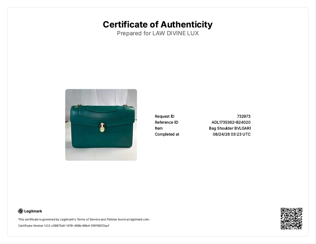 Serpenti Forever Shoulder Bag Leather Medium B24020