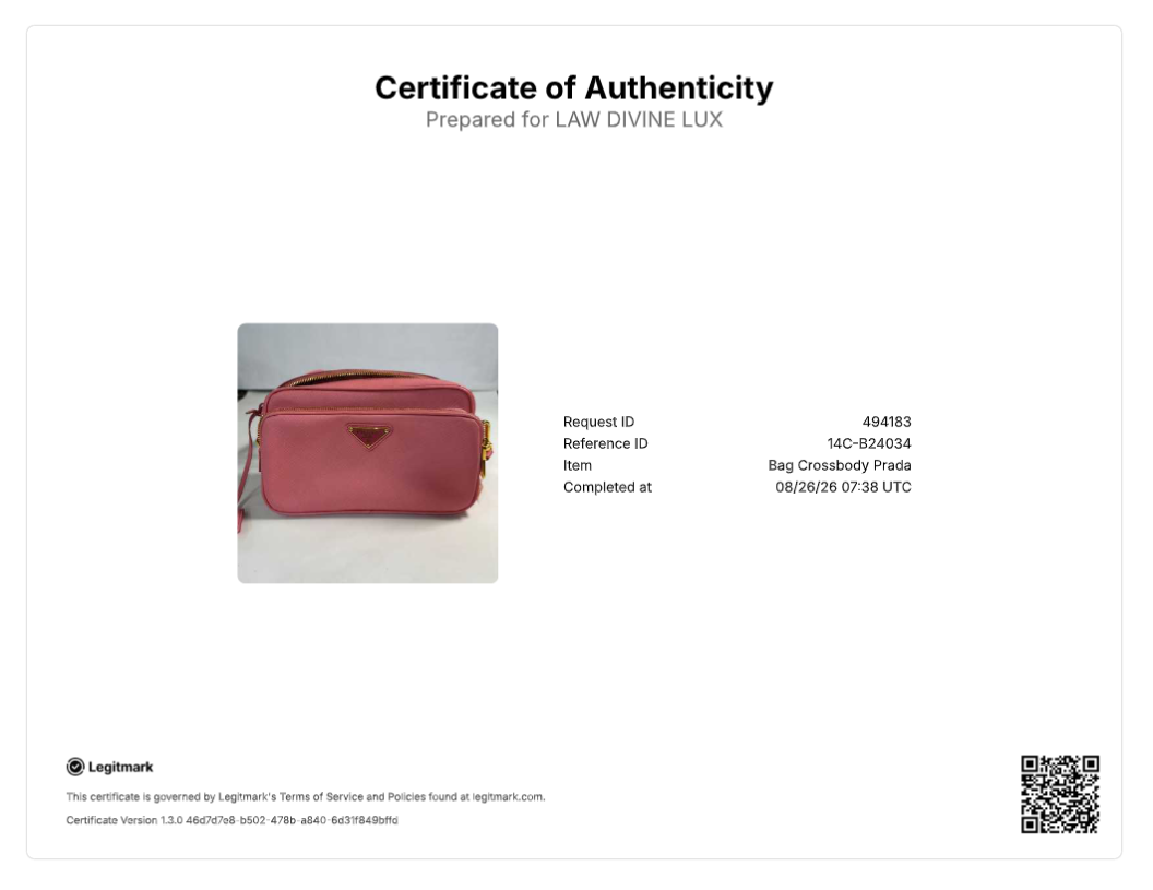 Saffiano Leather Crossbody Bag B24034