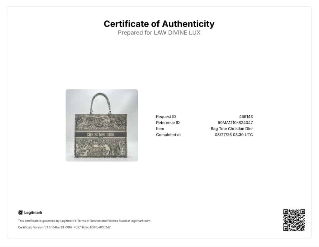 Christian Dior Medium Book Tote B24047
