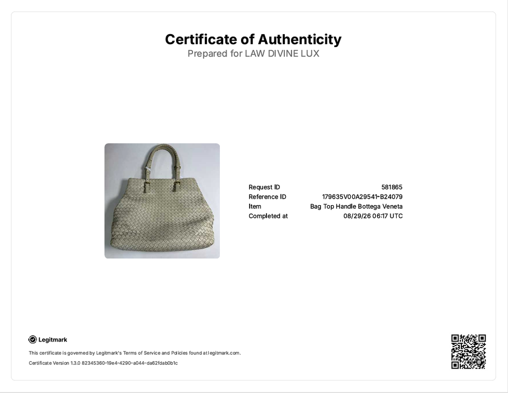 Vintage Intrecciato Large Cesta Tote Bag B24079