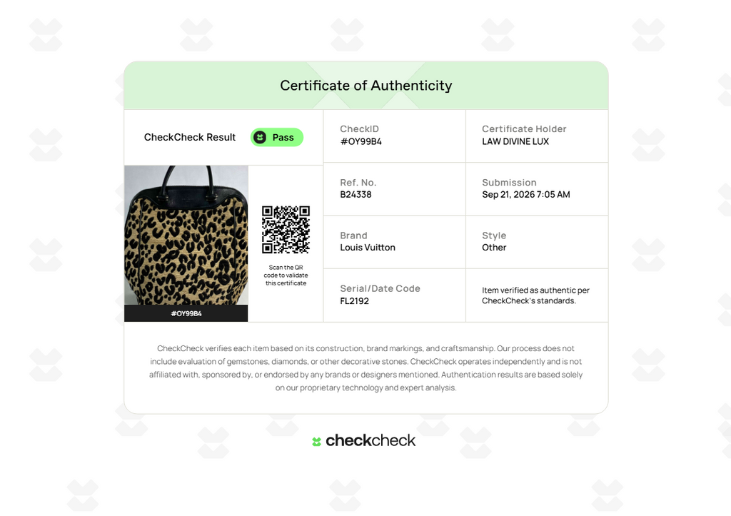 Louis Vuitton x Stephen Sprouse Limited Edition Leopard North-South Bag B24338
