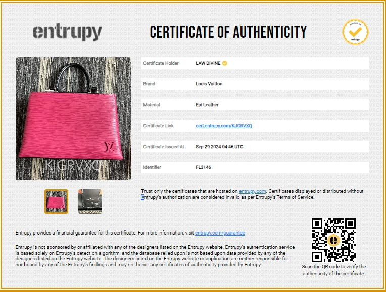 Kleber Handbag Epi Leather PM