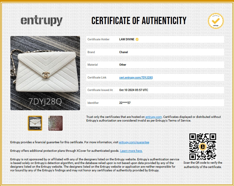 Coco Envelope Flap Bag Chevron Leather Large