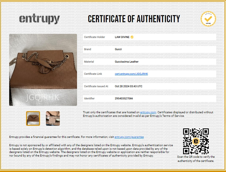 Emily Chain Flap Shoulder Bag Guccissima Leather Large