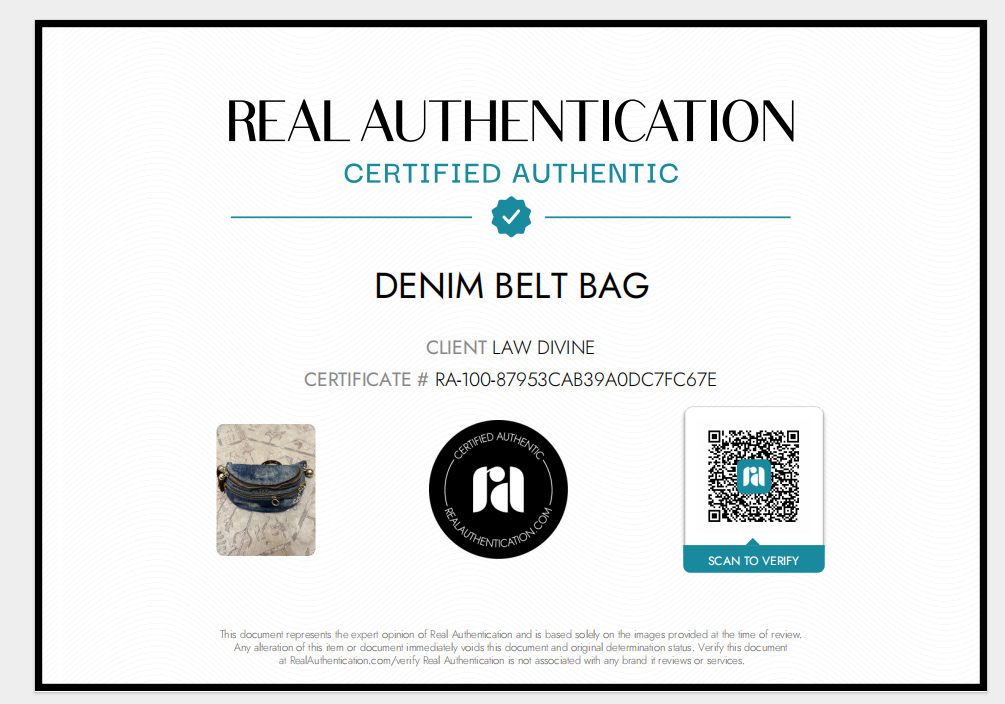 Denim Belt Bag