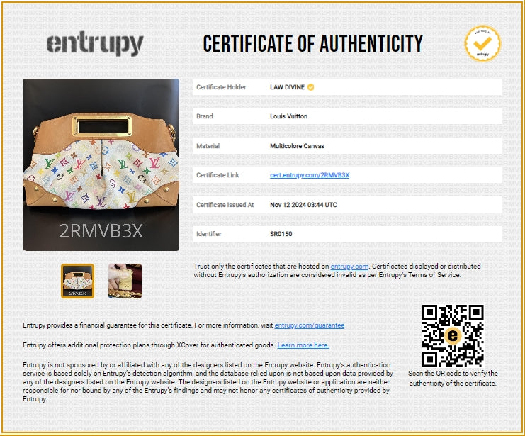 Judy Handbag Monogram Multicolor MM