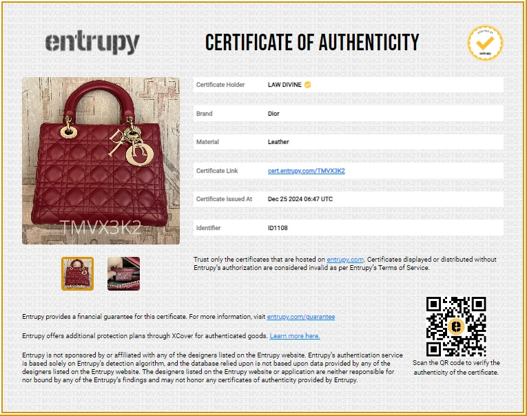 Lady Dior Bag Cannage Quilt Lambskin Medium