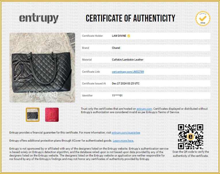 Cambon Tote Quilted Leather Large