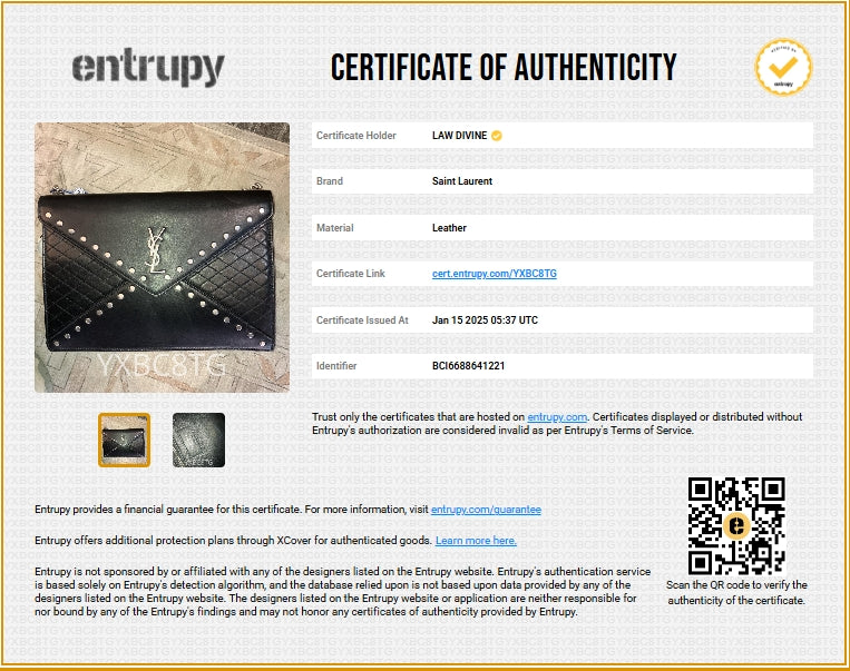 Black Quilted Lambskin Studded Monogram Gaby Shoulder Bag