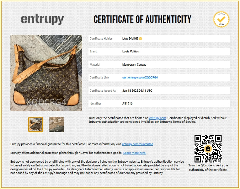 Boulogne Handbag Monogram Canvas 35