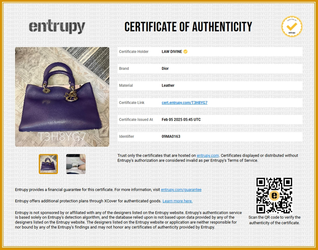 Smooth Calfskin Medium Diorissimo Tote Purple