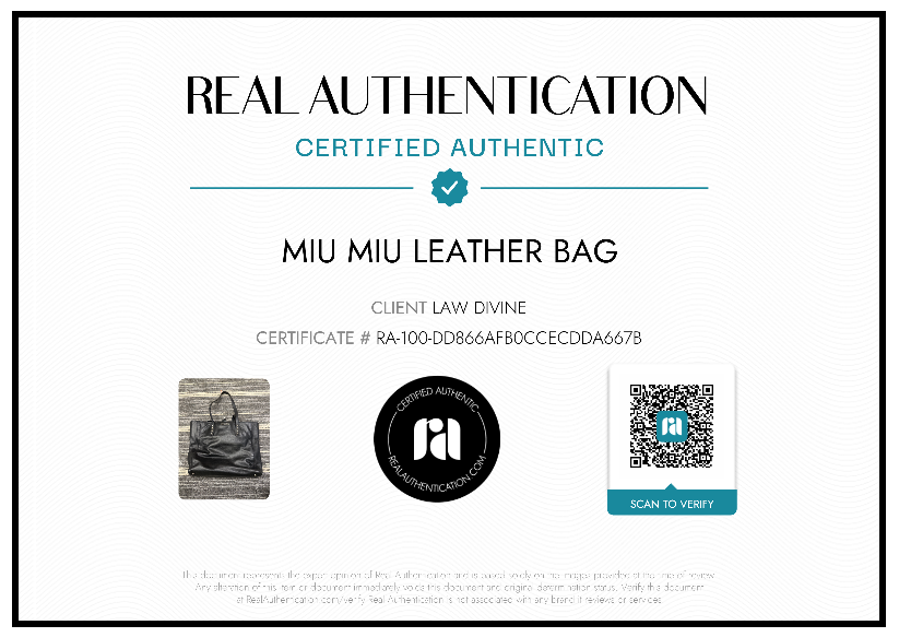 Logo Open Tote Leather Medium