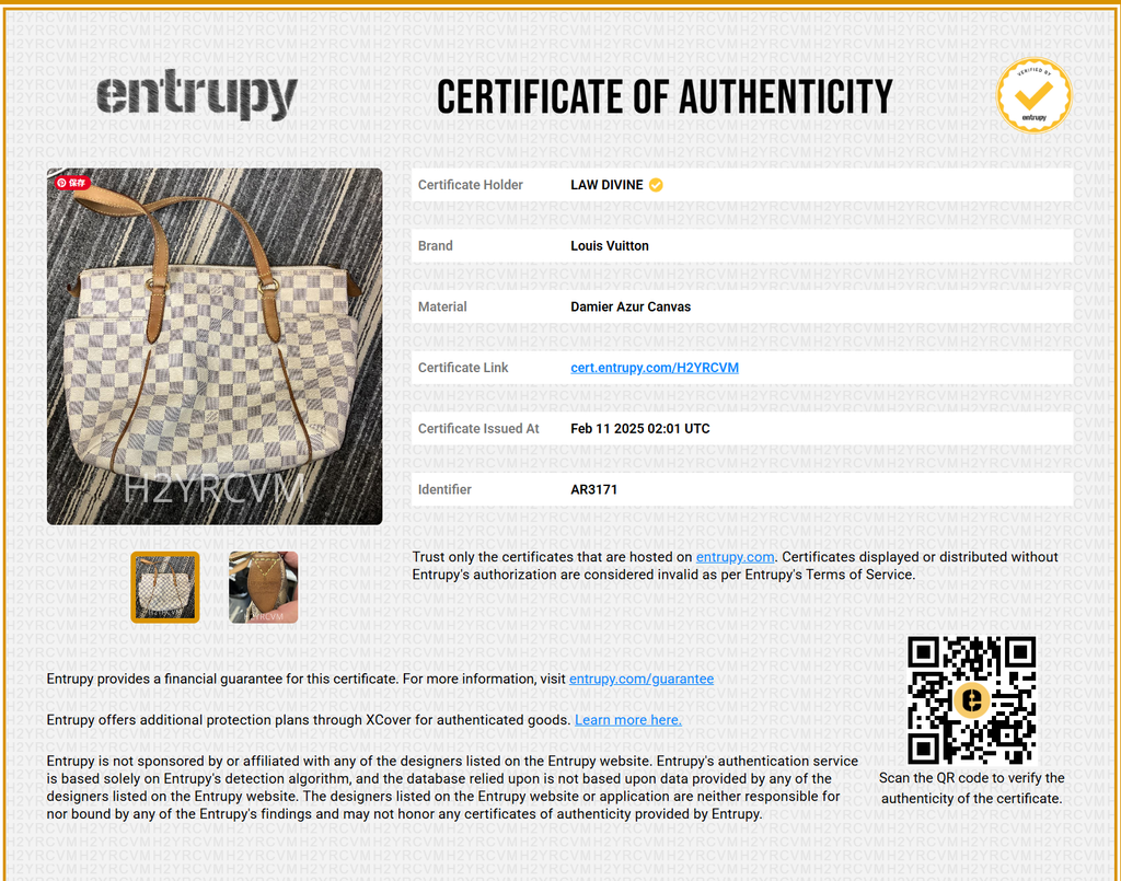 Damier Azur Totally