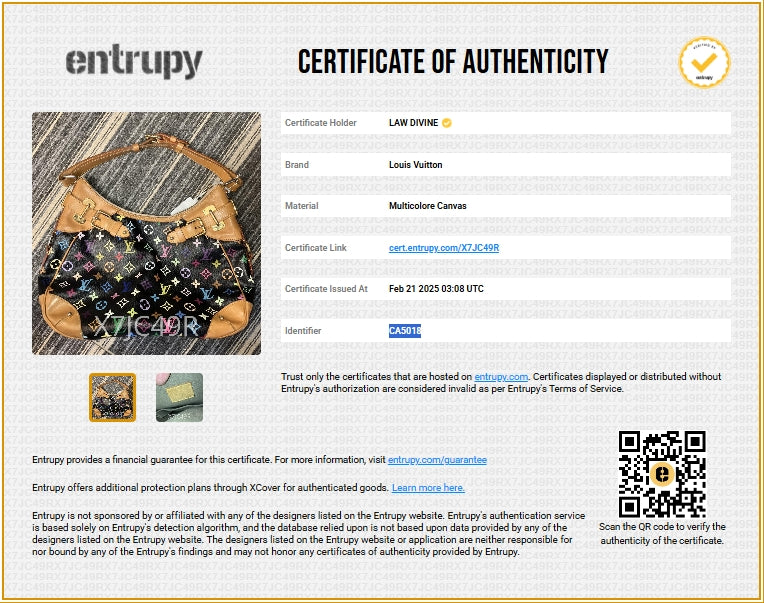 Black Monogram Multicolor Canvas Greta