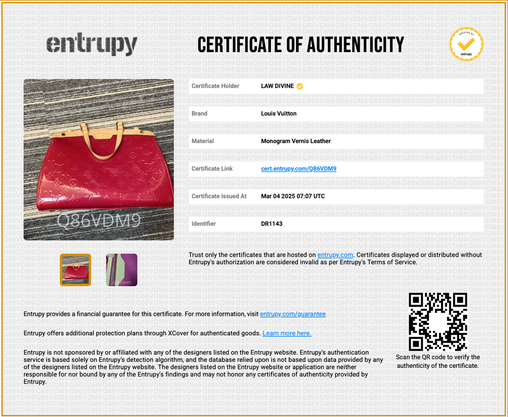 Brea Handbag Monogram Vernis MM