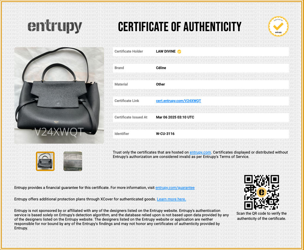 Grained Calfskin Mini Belt Bag Black