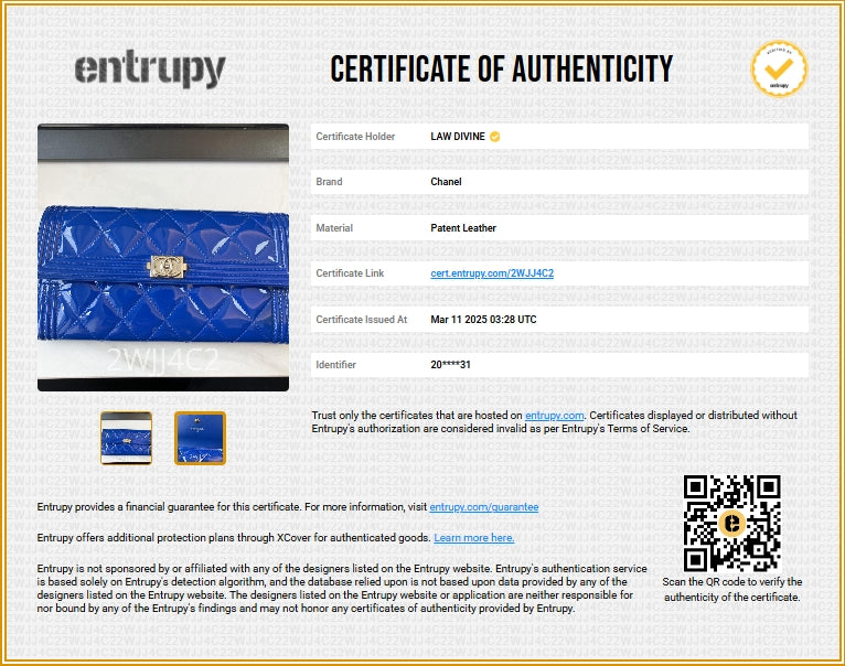 Boy Flap Wallet Quilted Patent Long
