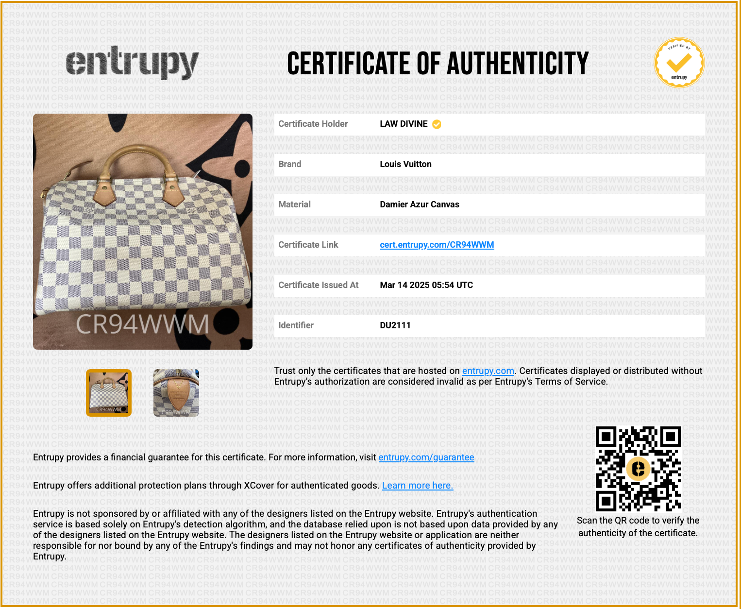 Speedy Handbag Damier 30