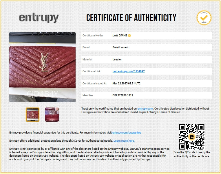 Grain De Poudre Matelasse Chevron Monogram Chain Wallet Palissandre