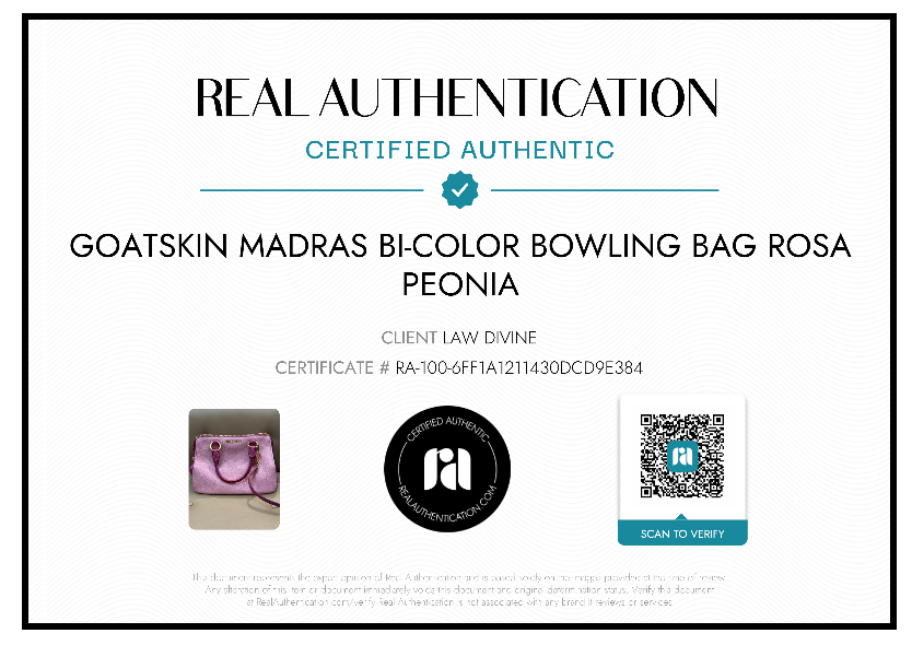 Madras Bi-Color Bowling Bag