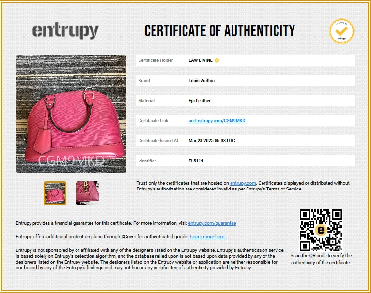 Alma Handbag Epi Leather BB