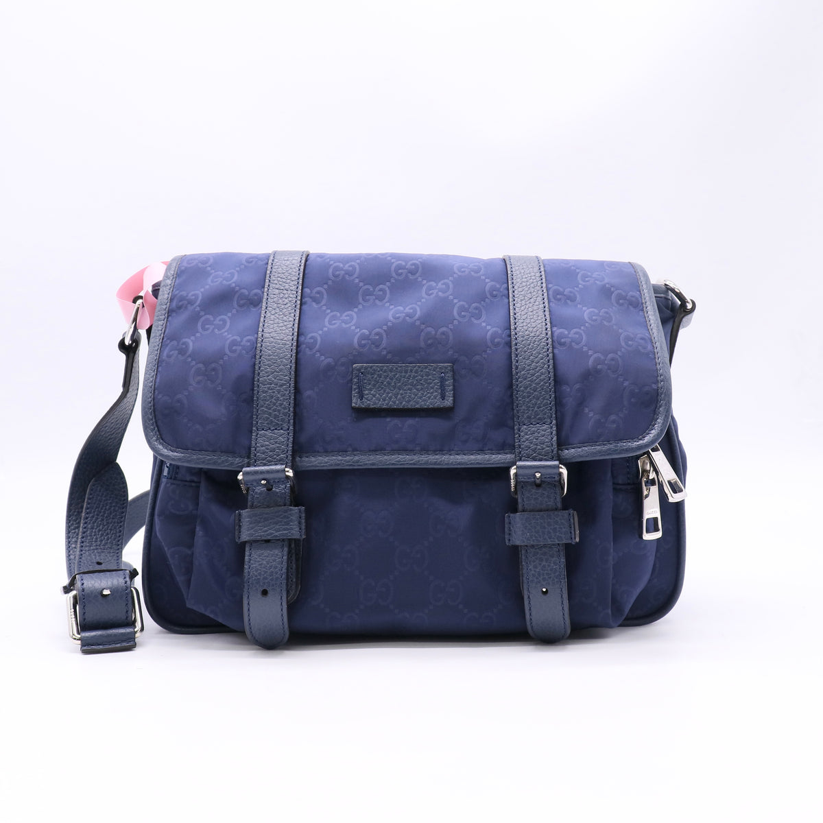 Nylon Monogram Flap Messenger Bag twins LDJ5803