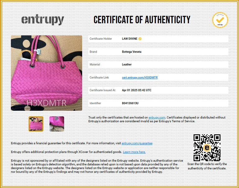 Nappa Intrecciato Small Tote Pink