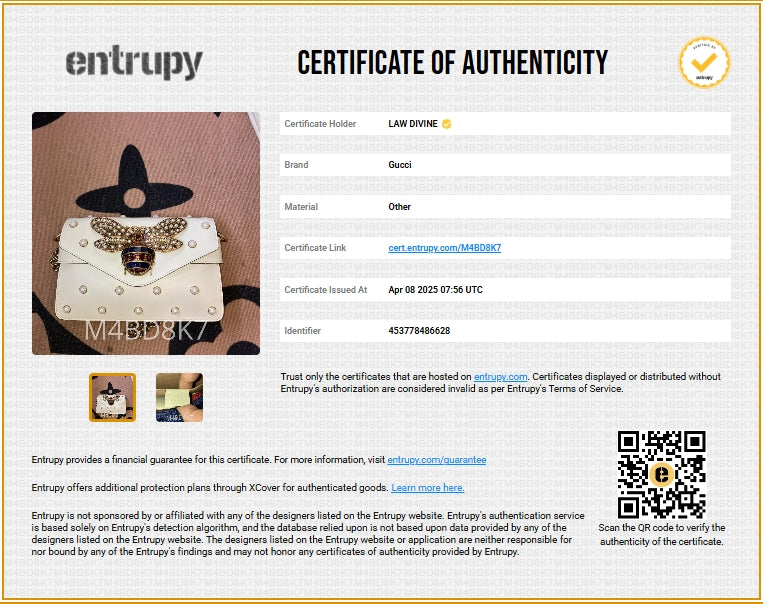 Broadway Pearly Bee Shoulder Bag Embellished Leather Mini