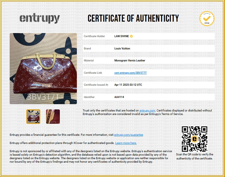 Brea Handbag Monogram Vernis MM