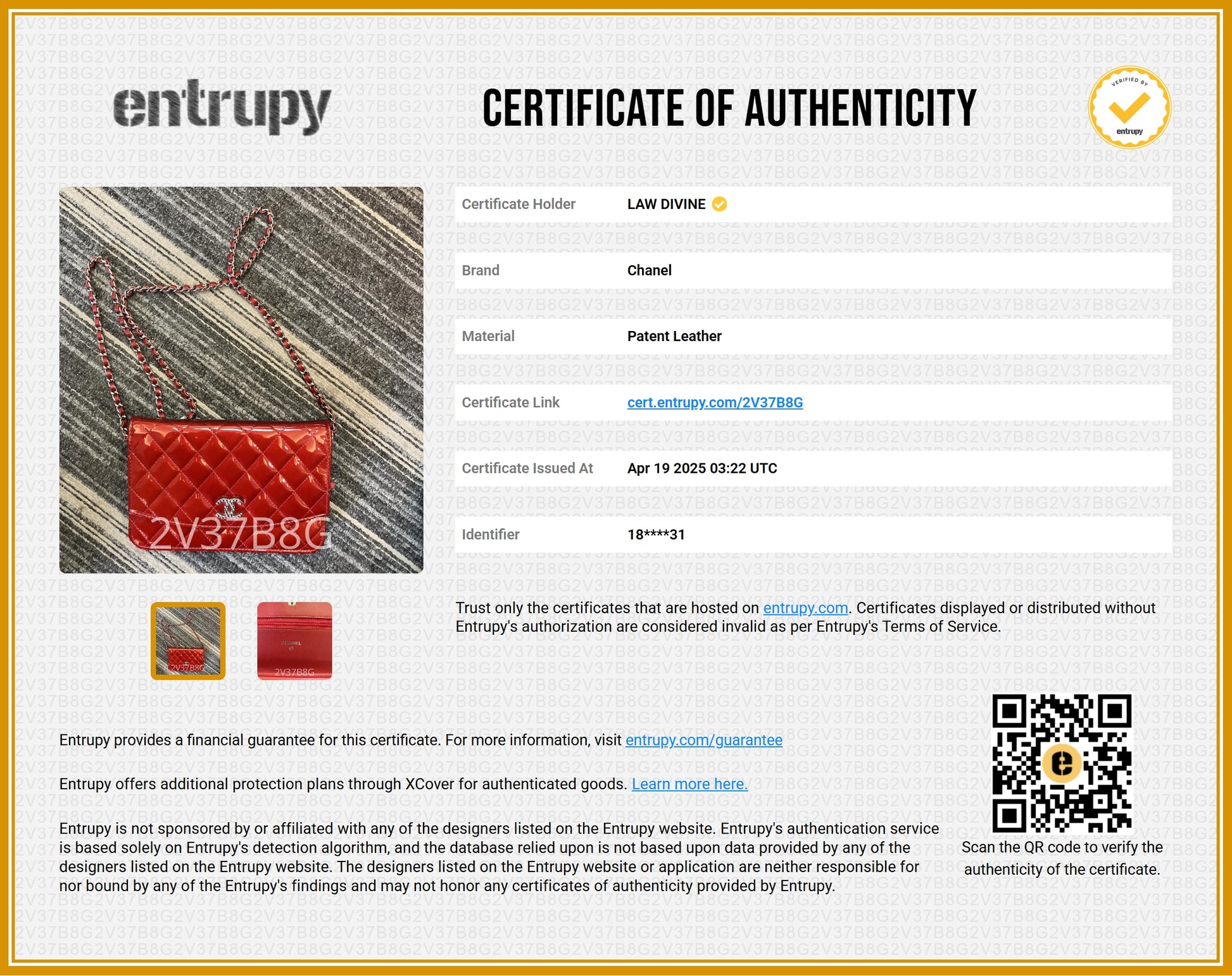 Brilliant CC Wallet On Chain