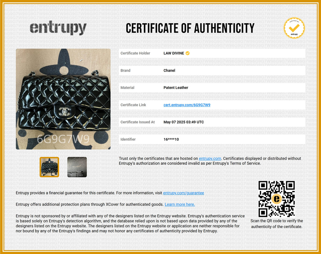 Classic Double Flap Bag Quilted Patent Jumbo