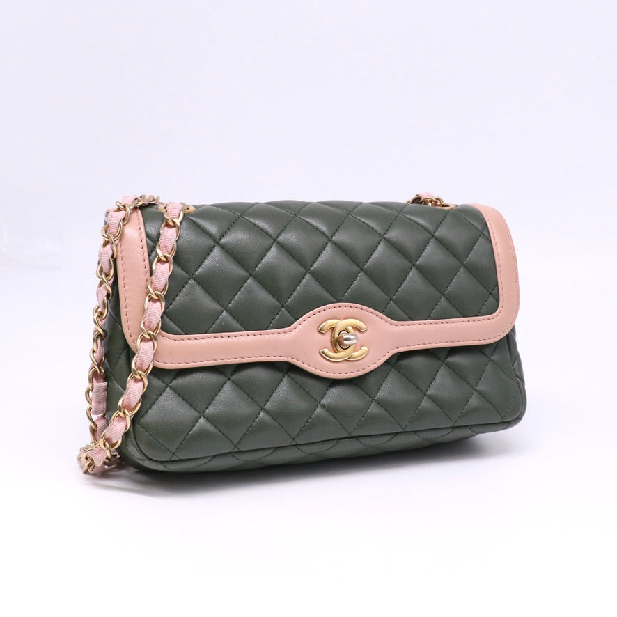 Bi-Color Flap Bag Twins LDJ6701