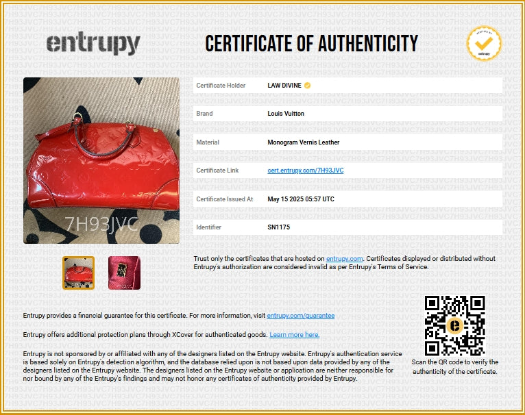 Santa Monica Handbag Monogram Vernis Twins