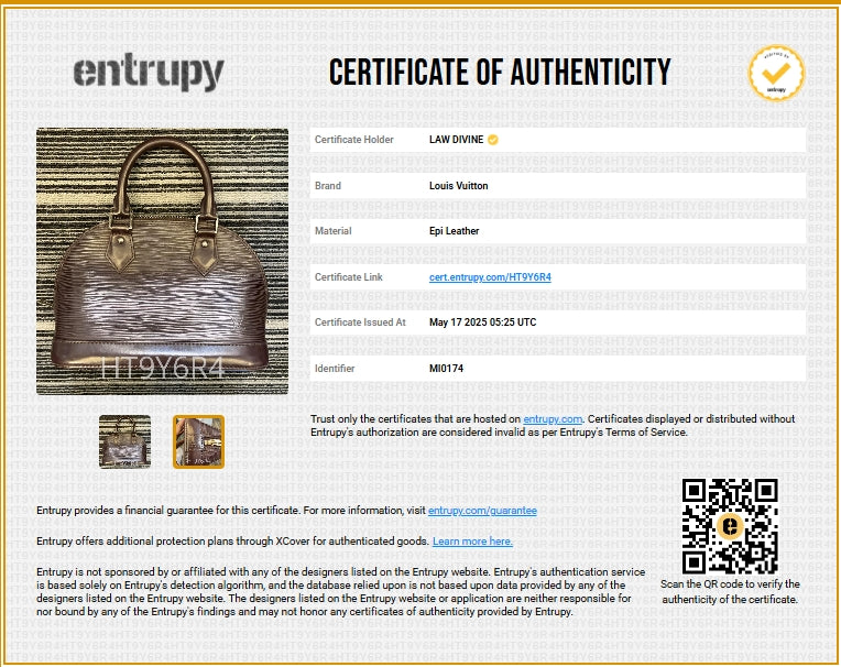 Alma Handbag Epi Leather BB
