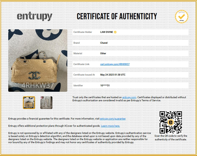 Quilted chain handle bag caramel leather large CC logo