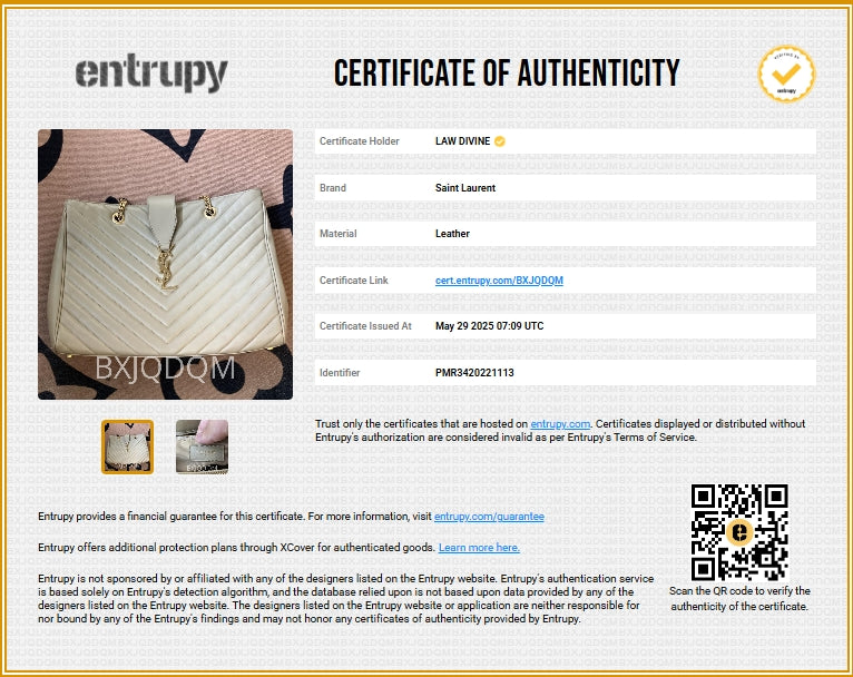 Classic Monogram Shopper Matelasse Chevron Leather Large