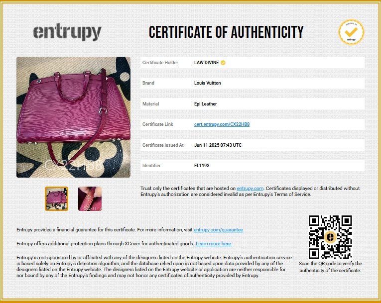 Brea Handbag Epi Leather MM Twins