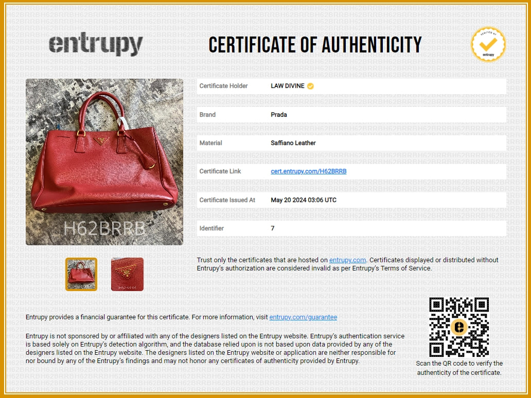 Prada Galleria Leather Handbag