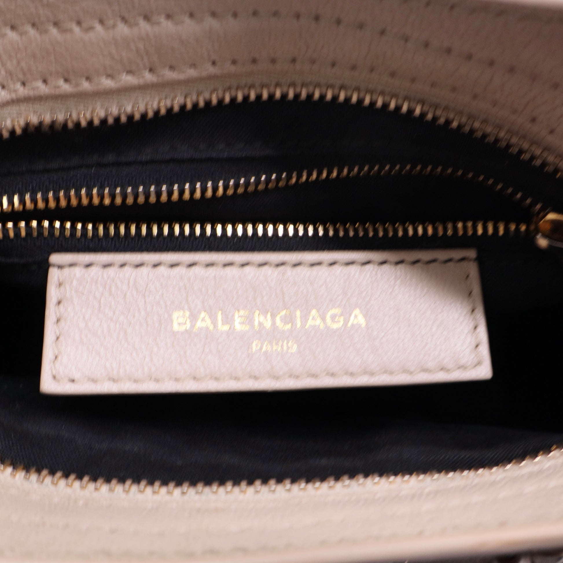 Motocross Metallic Edge Mini City Bag Gold Hardware Twins