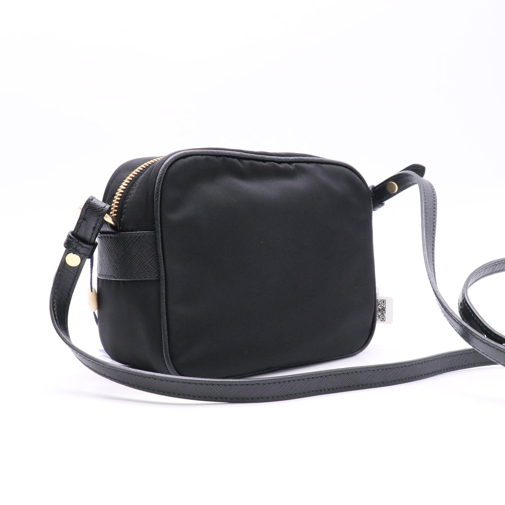 Nylon Saffiano Double Zip Camera Bag twins LDZ1075