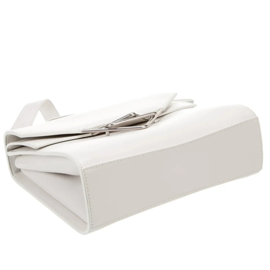 The Clip Leather Shoulder Bag - twins