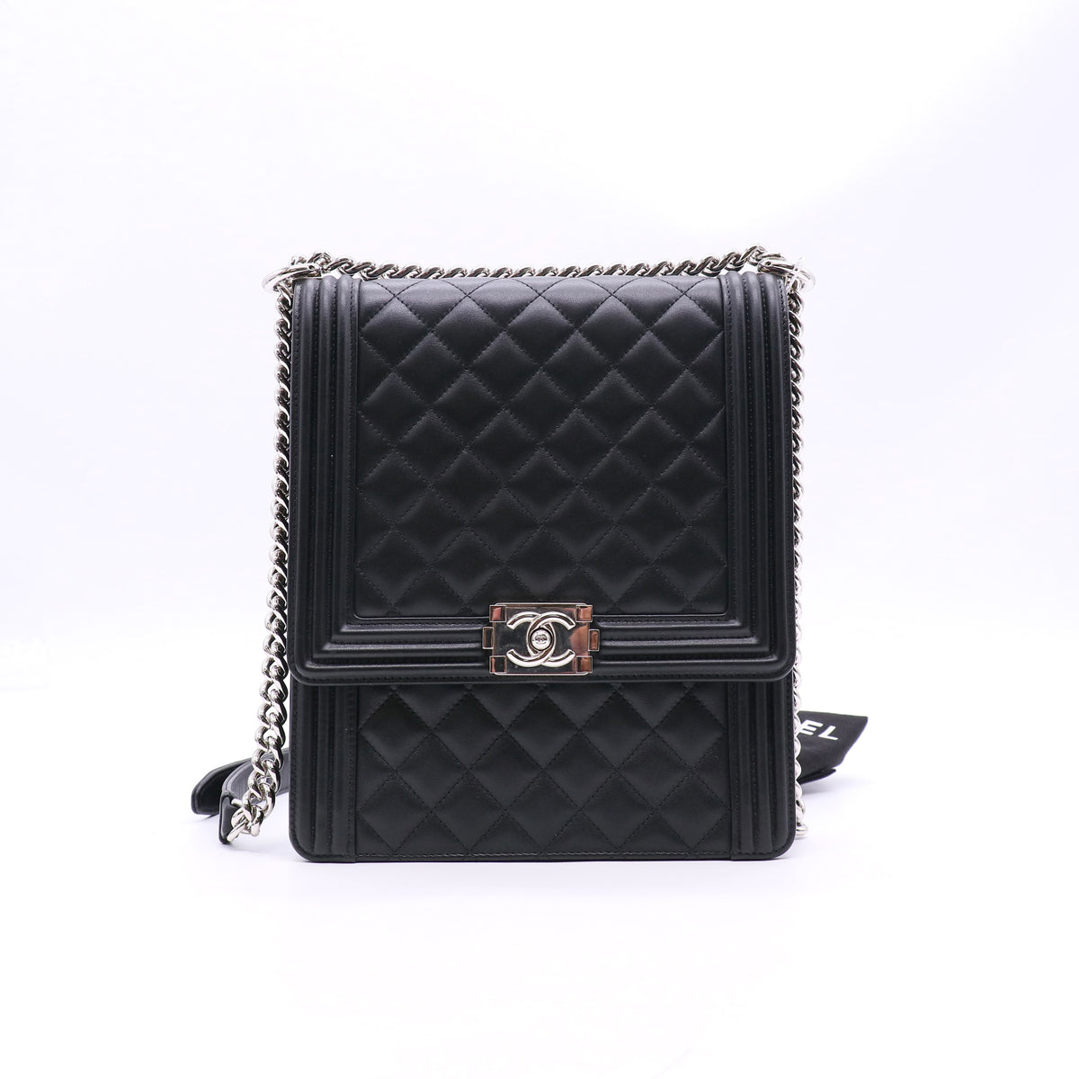 Quilted Lambskin North South Boy Flap Twins LDZ1691