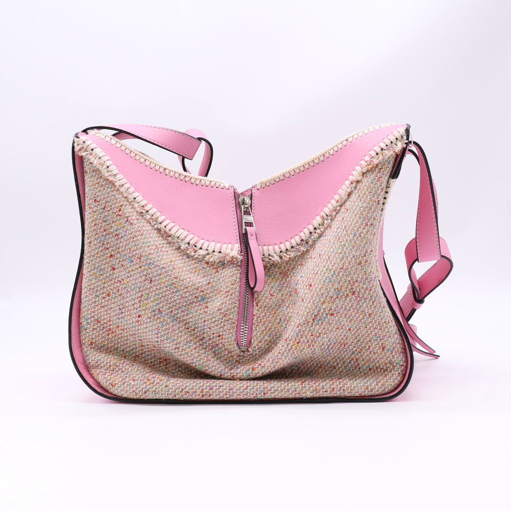 Hammock Bag Tweed Leather Medium Twins LDJ5680