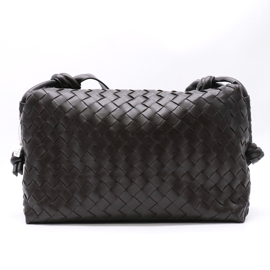 Nappa Intrecciato Medium Loop Weekender Bag Fondant LDZ897 Twins