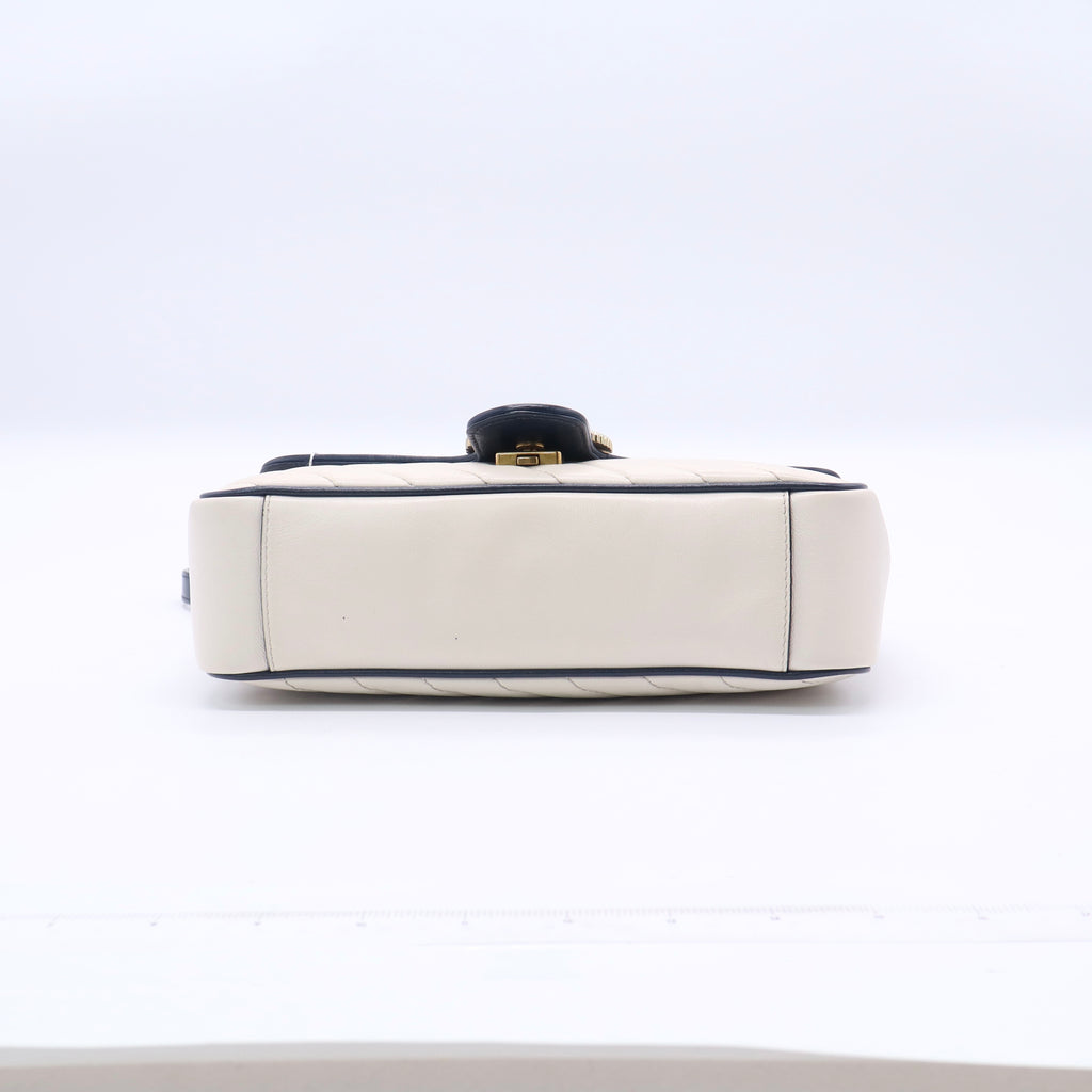 GG Marmont Flap Bag Diagonal Quilted Leather Twins LDJ3389