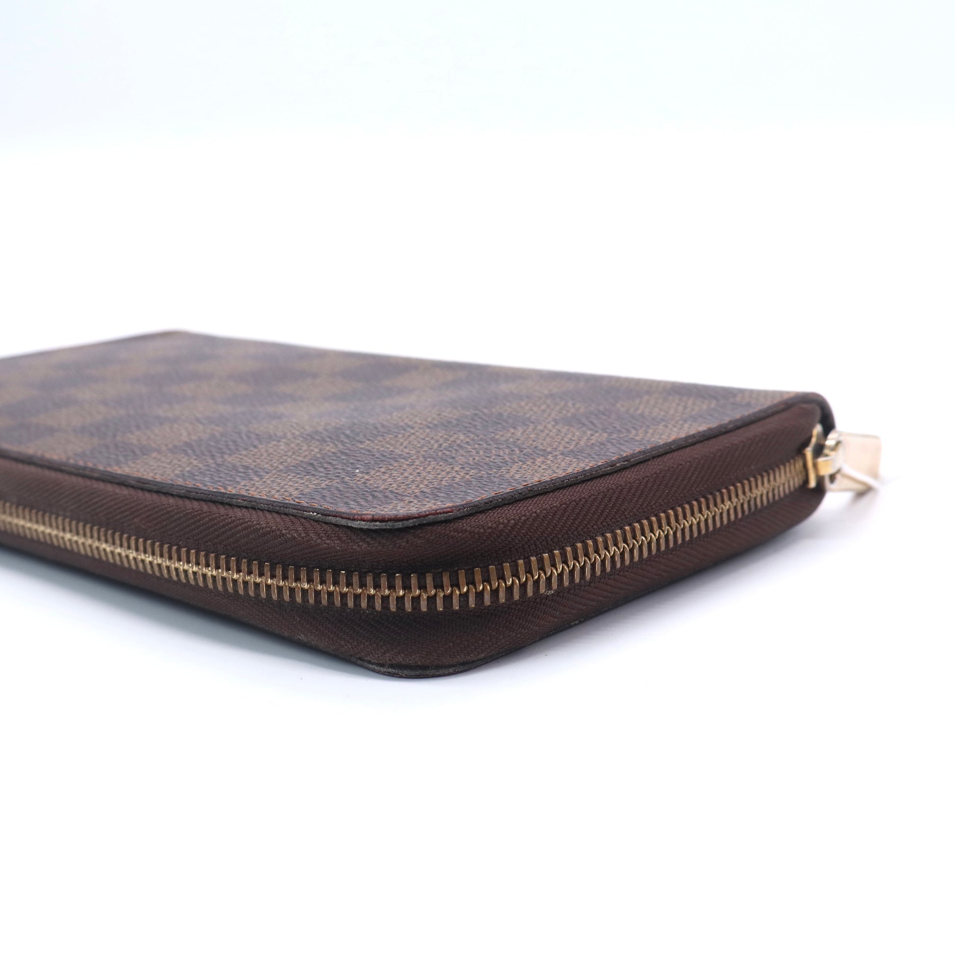 Louis Vuitton Damier Ebene Porte-Monnaie Zippe Zippy Wallet twins LDJ3395